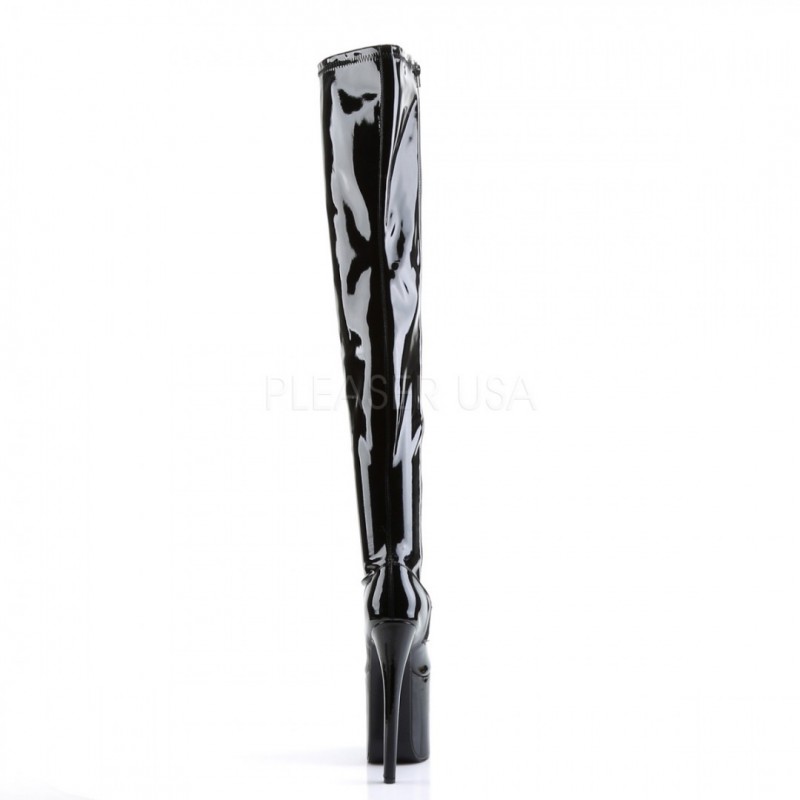 Devious TRAMP-3000 Thigh High Boots TRAMP3000/B/M-E