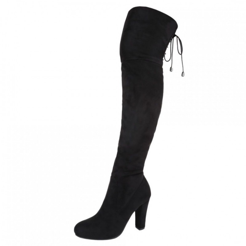 Glossy overknee boots A7B-E
