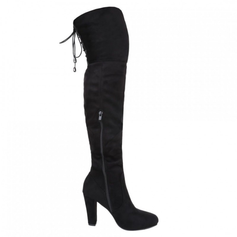 Glossy overknee boots A7B-E