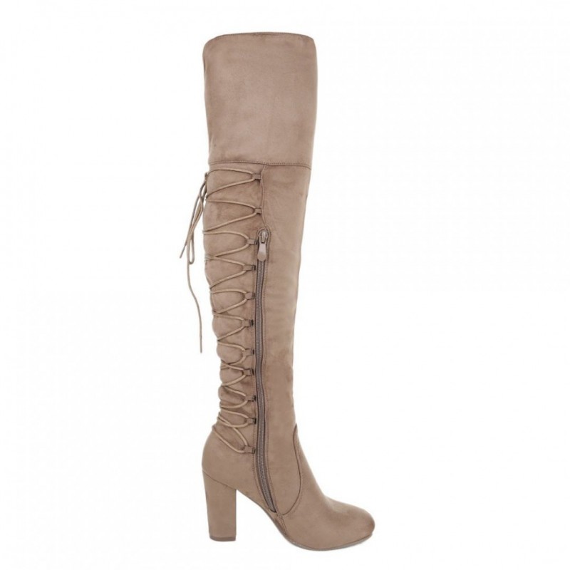 Super Me Suede Boots H711Kh-E