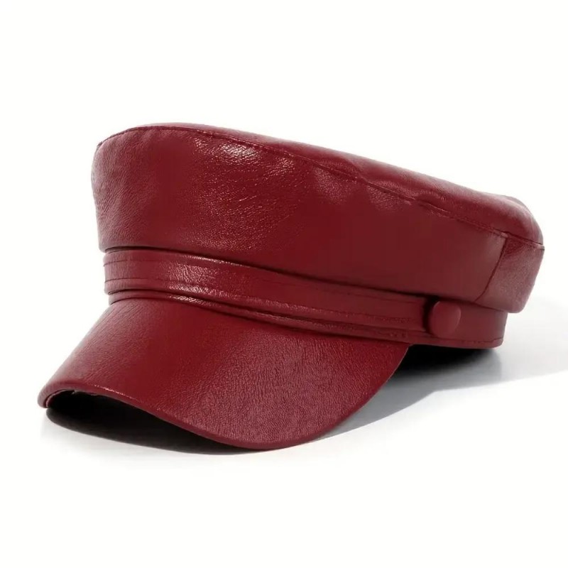 Берет из искусственной кожи GX5639168-E-ru