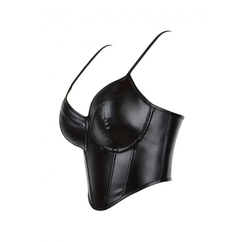 Adjustable Thin Strap Corset And Tank Top WU58091