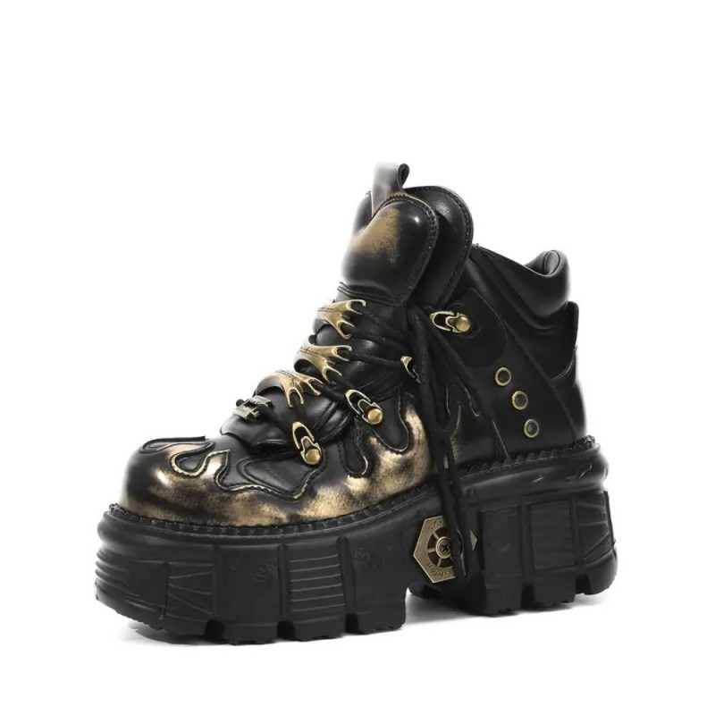 AR Cyberpunk Retro Gothic Boots BW698676
