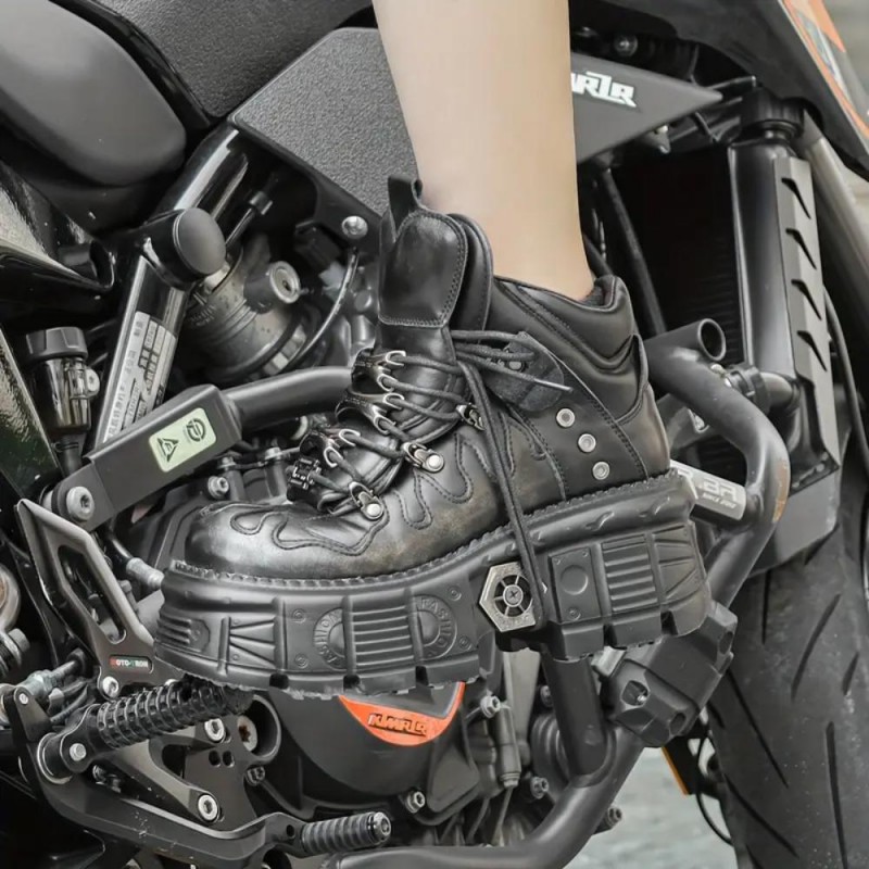 AR Cyberpunk Retro Gothic Boots BW698676