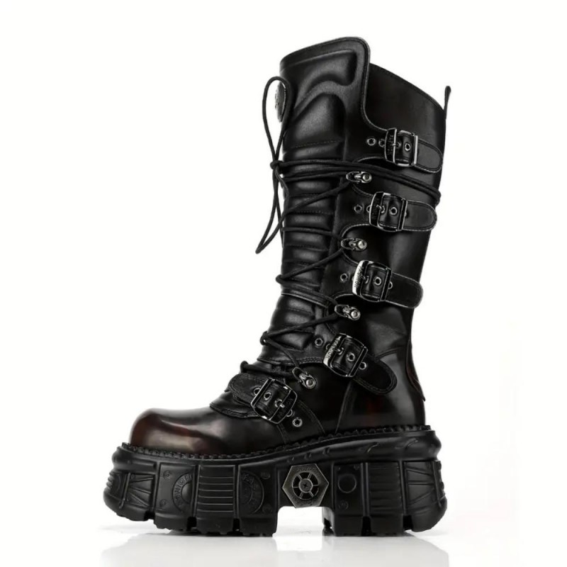 AR Cyberpunk Motorcycle Boots GR449346