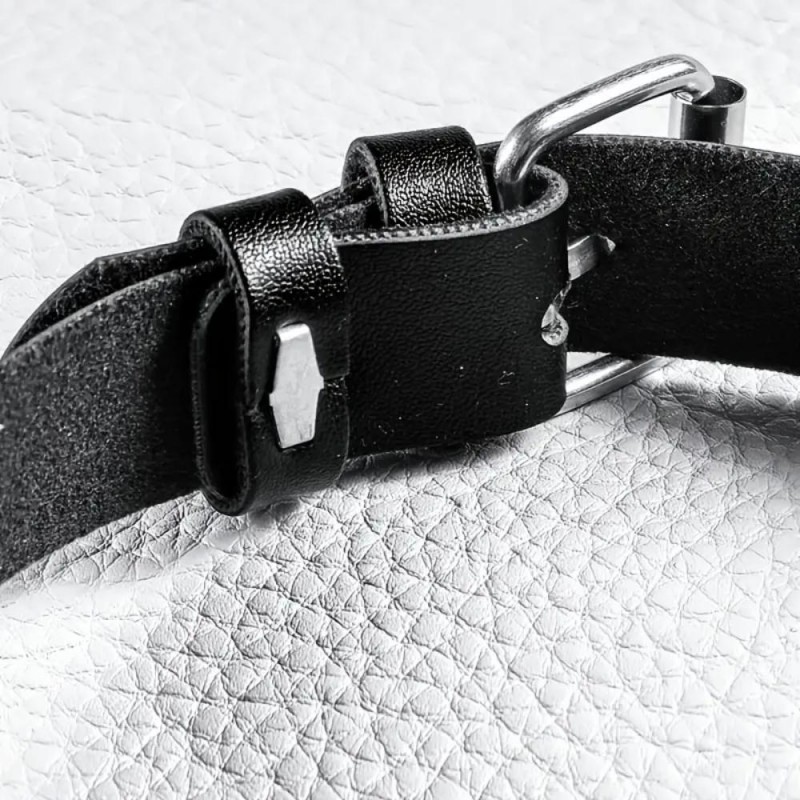 AR Punk Gothic Faux Leather Collar with Metal Rivets UK1729894