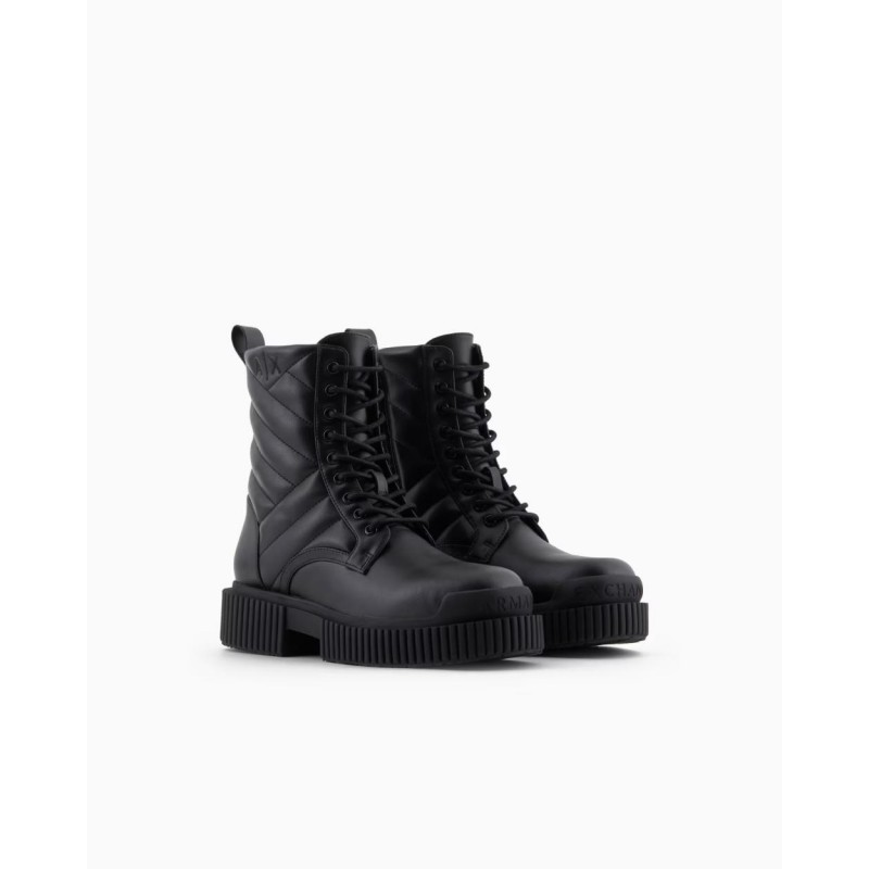 Armani Exchange Quilted leather amphibians XDN040_...
