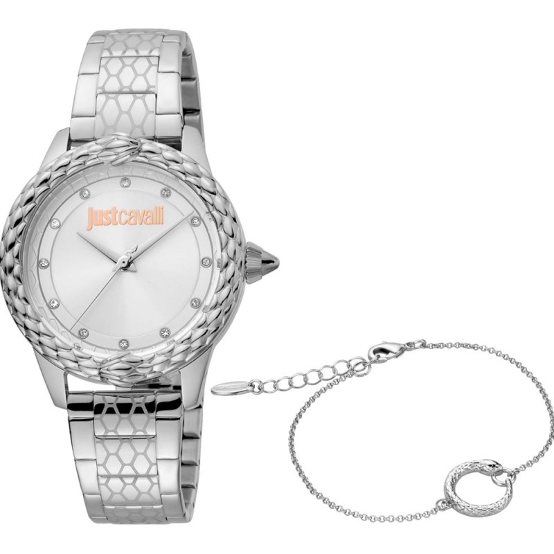Just Cavalli Animalier Ladies Watch Set JC1L144M00...