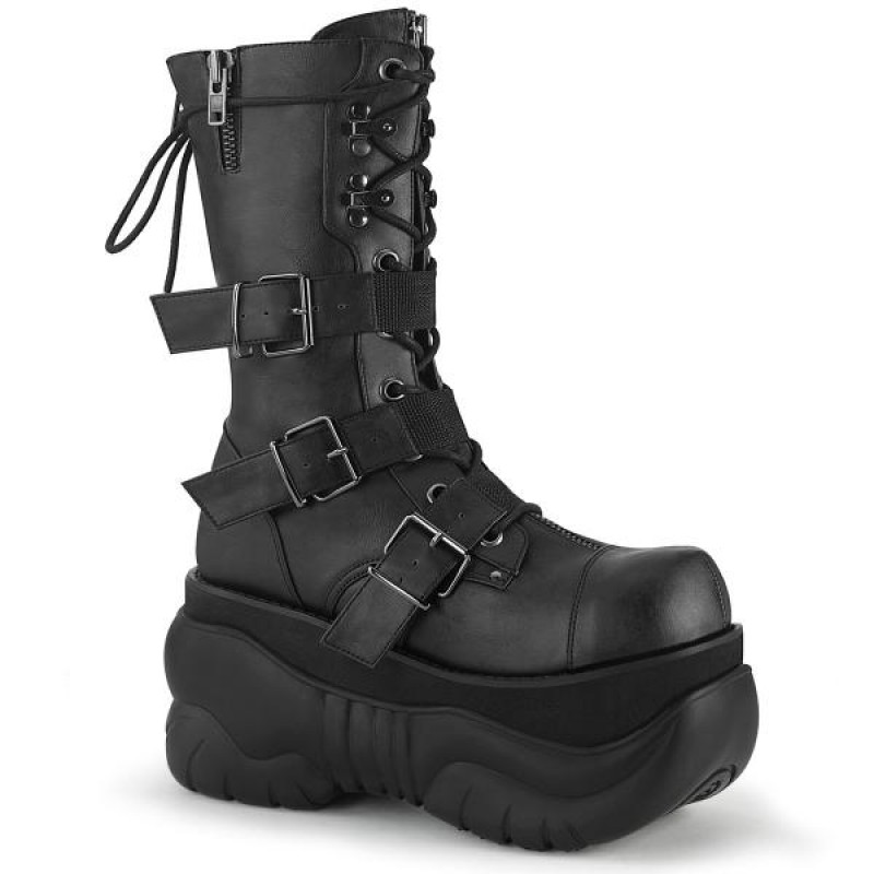 Demonia BOXER-230 Mid Calf Boots BOX230/BVL