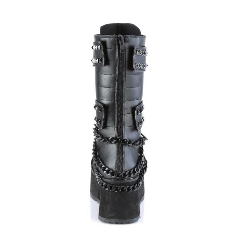 Demonia mid-calf boot TRASHVILLE-138 TRA138/BVL-E