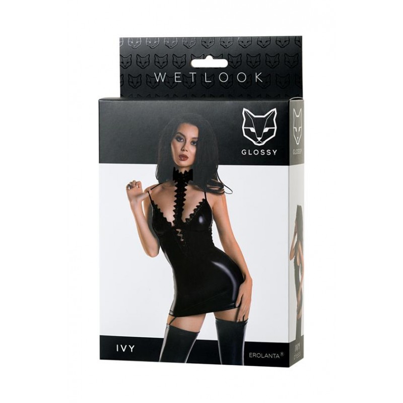 Glossy Ivy choker Wetlook Dress 561100955029B