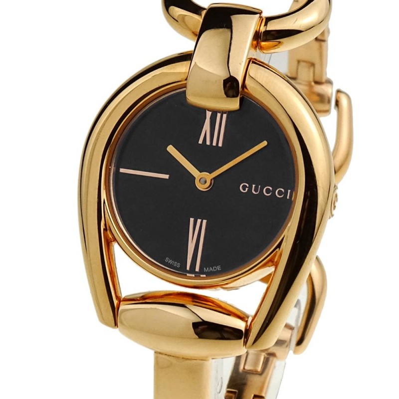 Gucci Horsebit PVD Ladies Watch YA139507