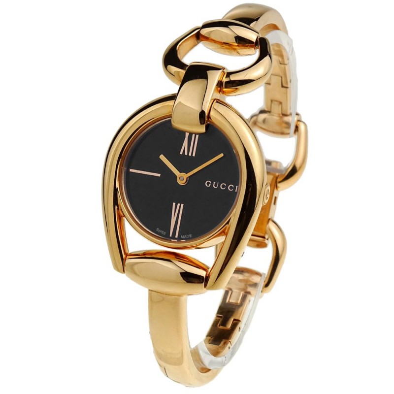 Gucci Horsebit PVD Ladies Watch YA139507