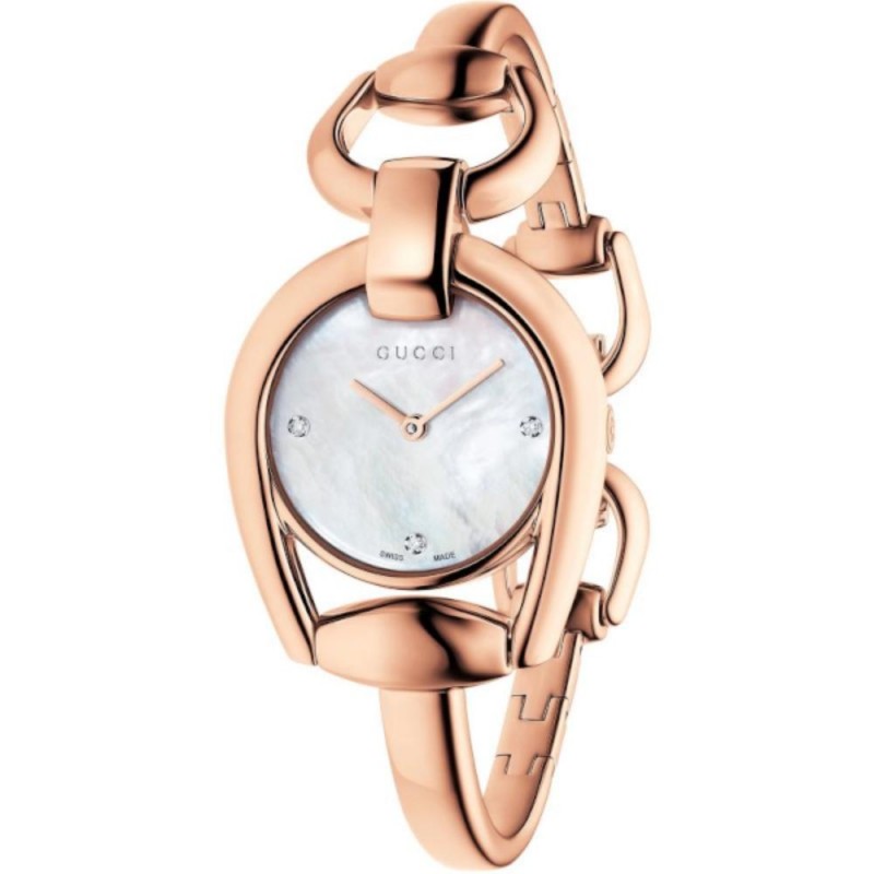 Gucci Horsebit PVD Ladies Watch YA139507