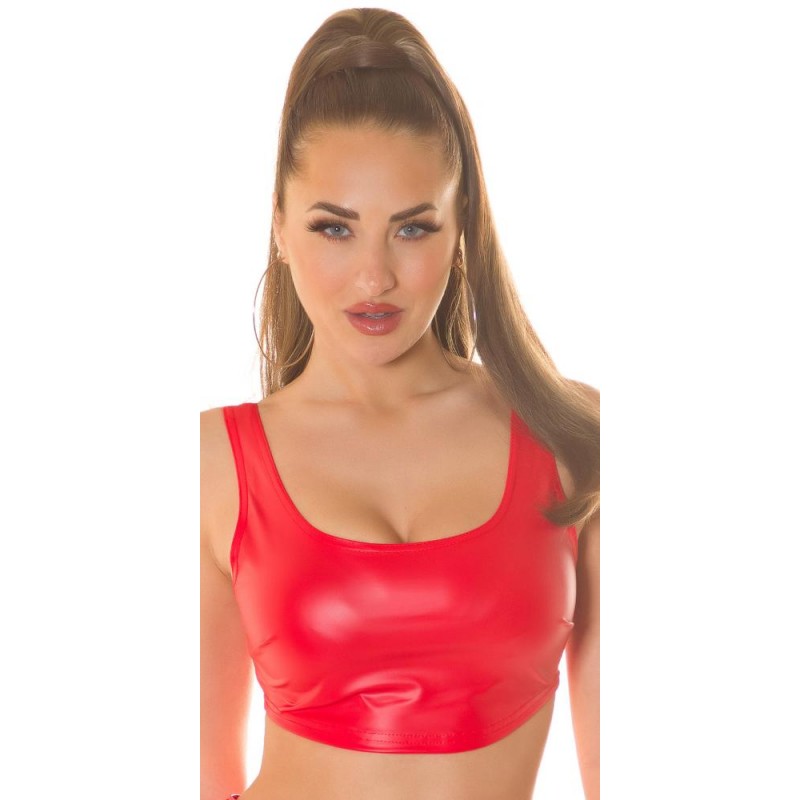 Koucla Wetlook cropped Tanktop 0000T207161R