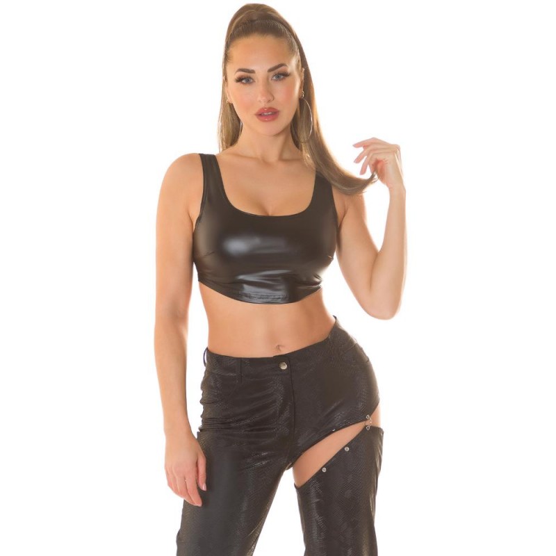 Koucla Wetlook cropped Tanktop 0000T207161B