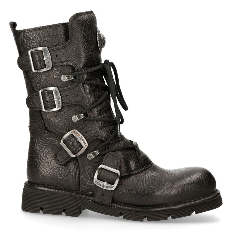 New Rock Black Planing Boots M-1473-S43