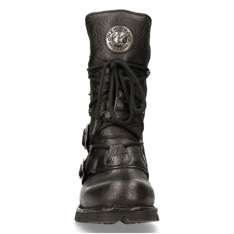 New Rock Black Planing Boots M-1473-S43