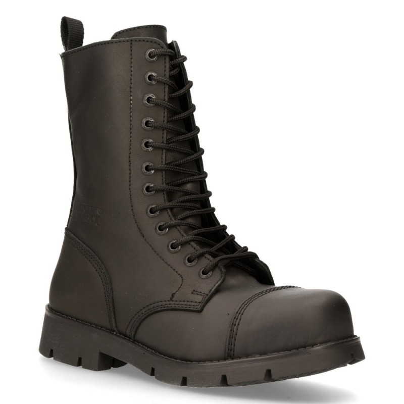 New Rock Black Ranger Ankle Boots M-RANGER112MT-S1