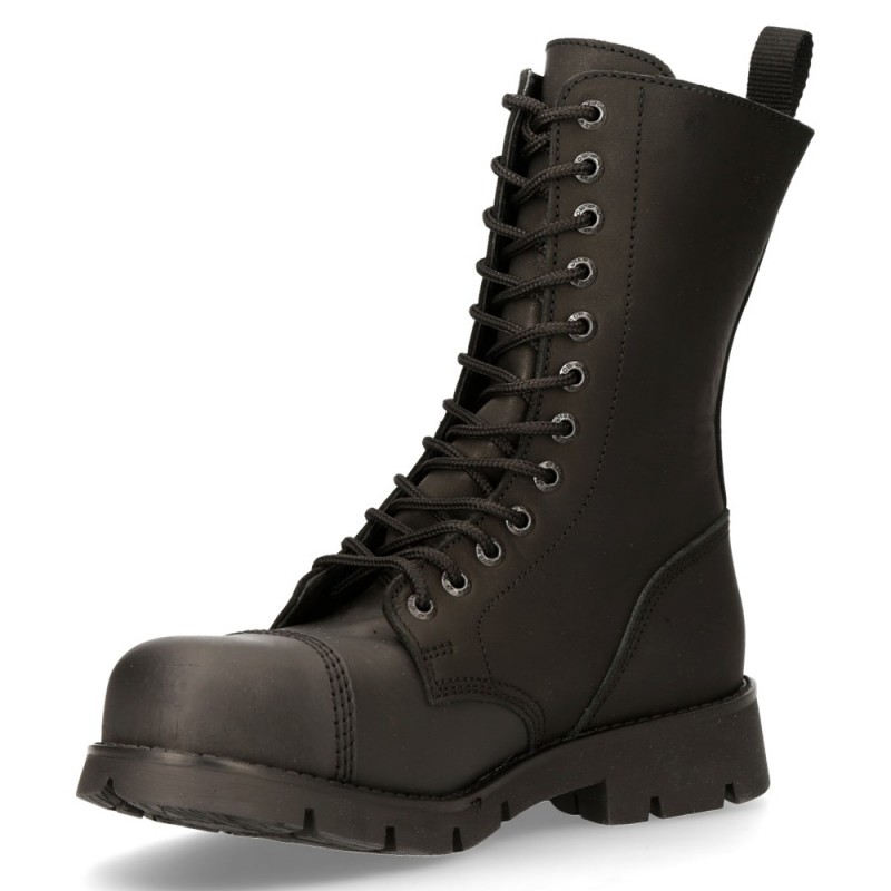 New Rock Black Ranger Ankle Boots M-RANGER112MT-S1