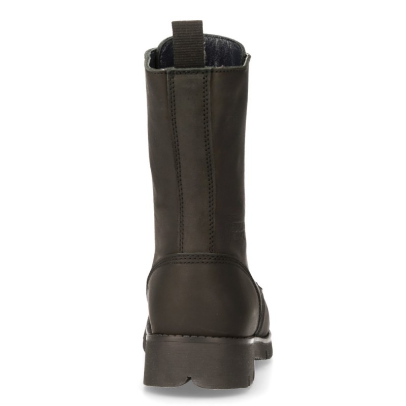 New Rock Black Ranger Ankle Boots M-RANGER112MT-S1