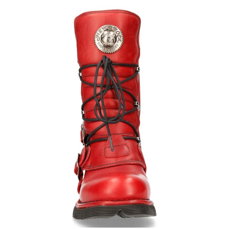 New Rock Red Planing Boots M-1473-S12