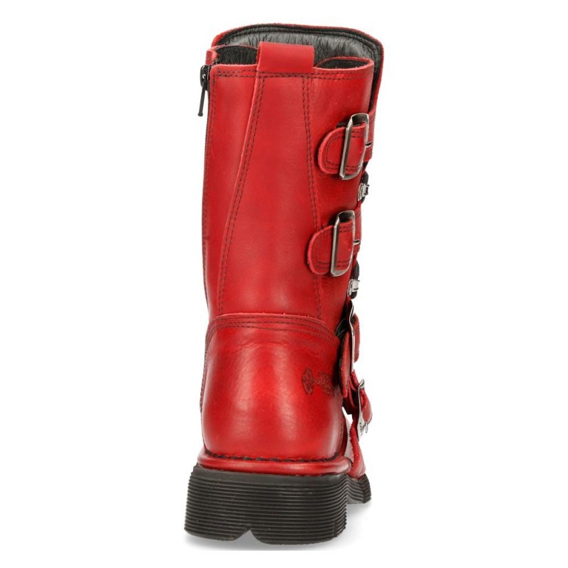 New Rock Red Planing Boots M-1473-S12