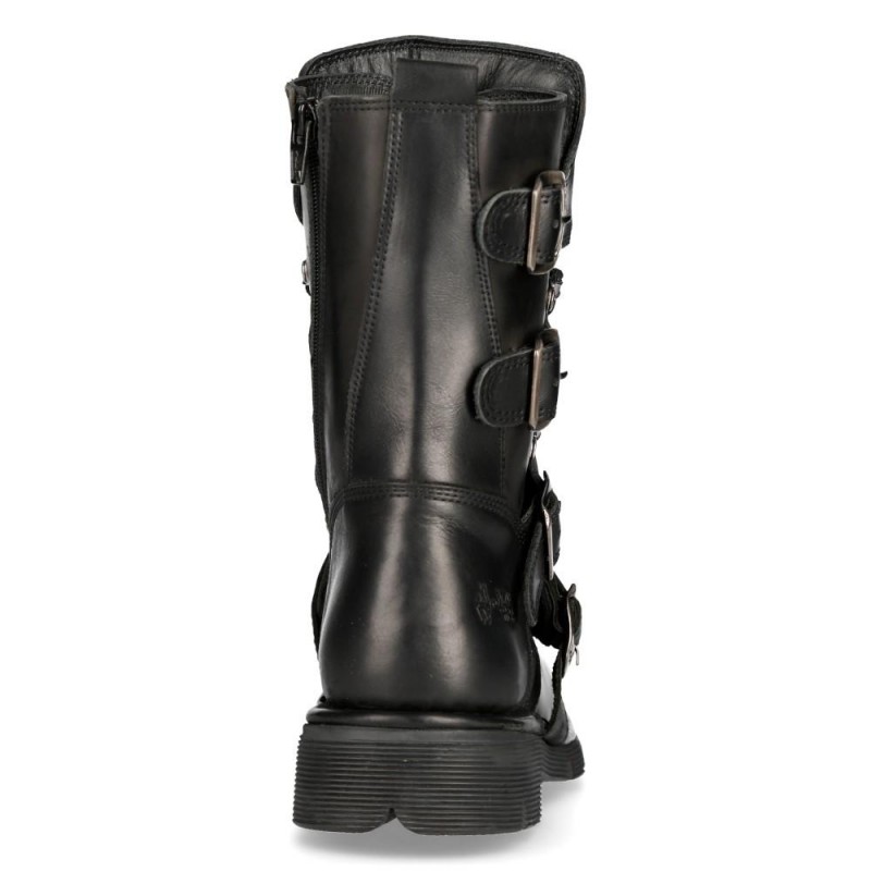 New Rock Black Planing Boots M-1473-S1