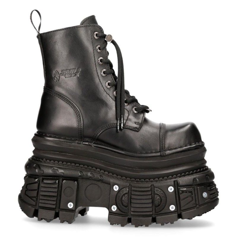 New Rock Ankle Boots M-MILI083CCT-C4