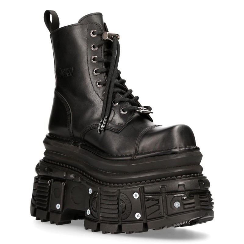 New Rock Ankle Boots M-MILI083CCT-C4