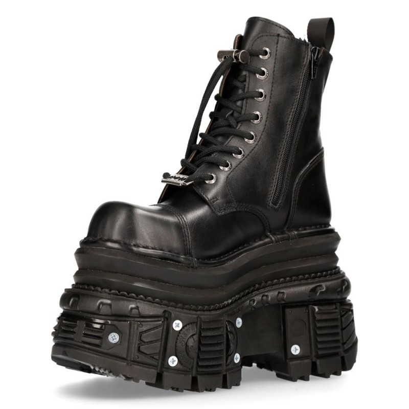 New Rock Ankle Boots M-MILI083CCT-C4
