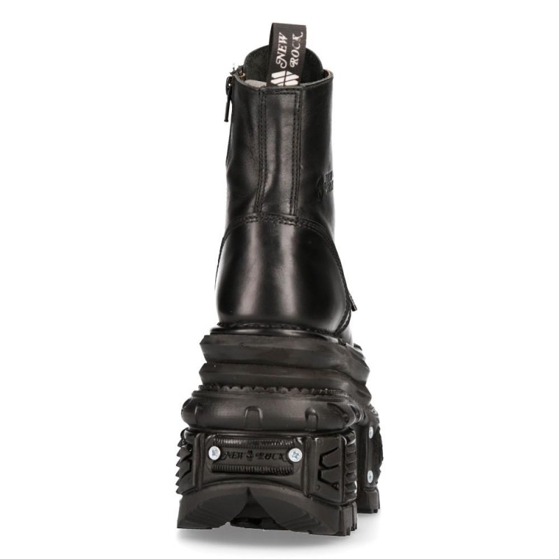 New Rock Ankle Boots M-MILI083CCT-C4