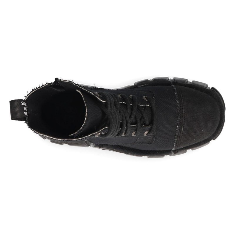 New Rock Black Tower Ankle Boots M-MILI083C-RC7