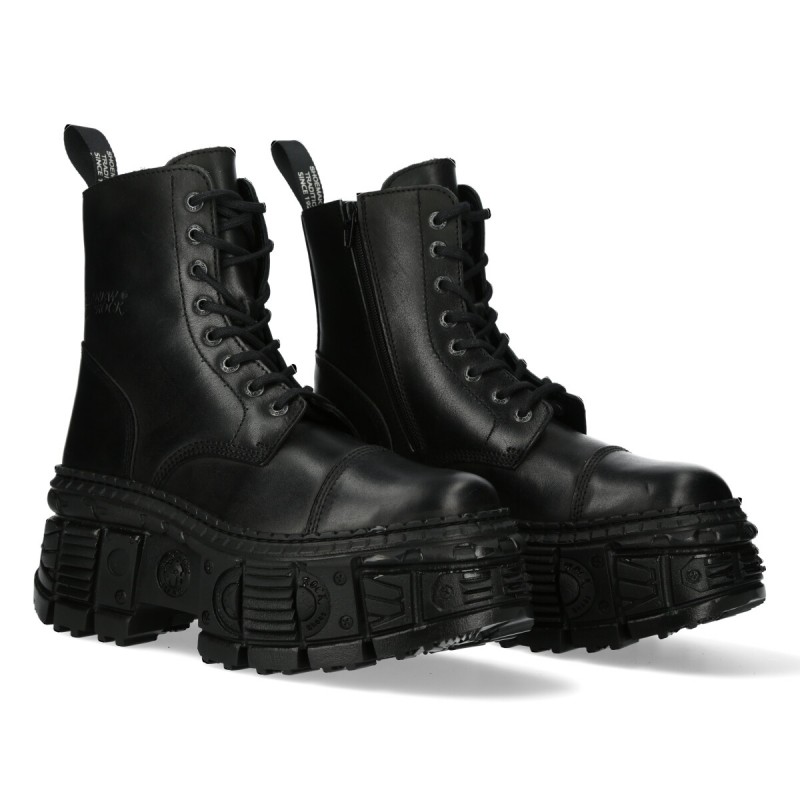 New Rock Ankle Boots M-WALL083C-S5
