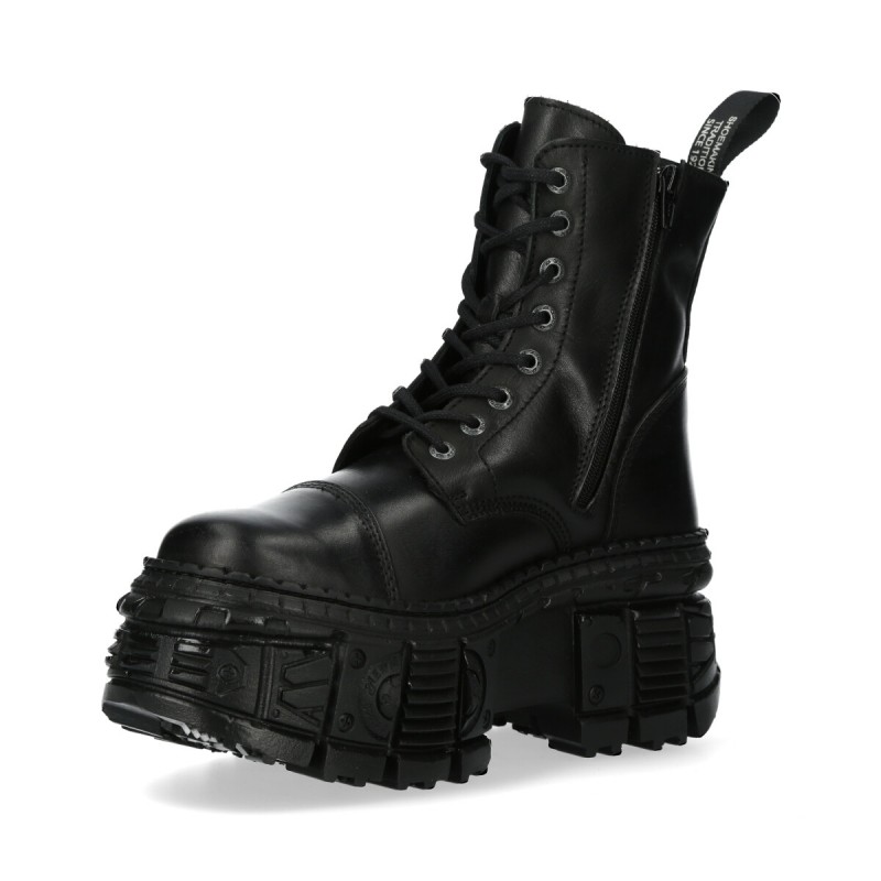 New Rock Ankle Boots M-WALL083C-S5