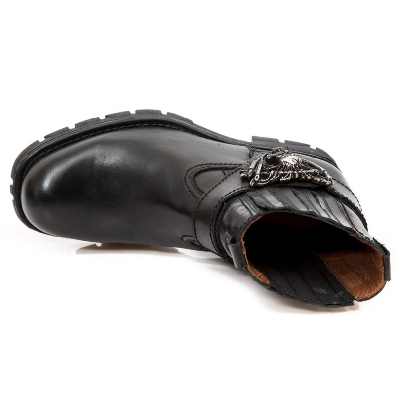 New Rock Motorcycle Ankle Boots M-7633-S1