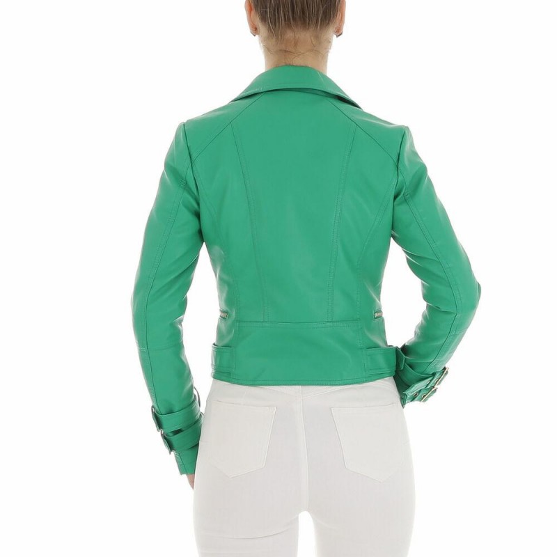 Noemi Kent PU Leather Biker Jacket KL-WS-986Gn