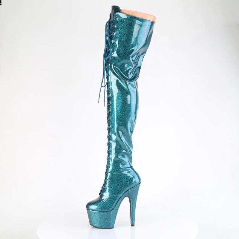Pleaser overknee boots Adore-3020GP ADO3020GP/TLG/M