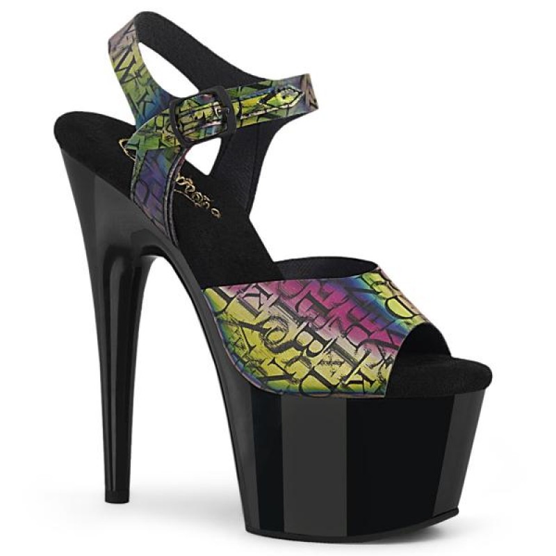 Pleaser ADORE-708N ADO708N-LTP/GRN-PP/B