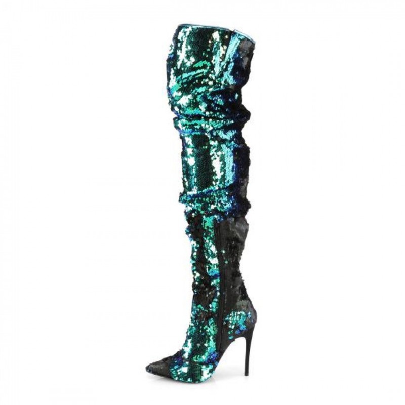 Pleaser COURTLY-3011 COURTLY3011/GRNSQ