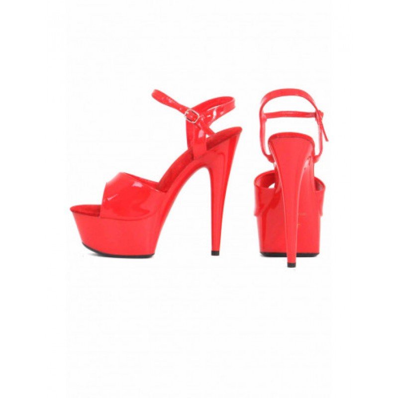 Soisbelle vinyl pump sandals SGS55V-RD