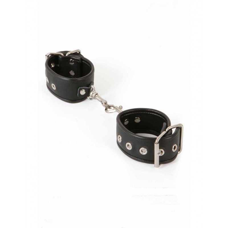 Spazm Leatherlook Handcuffs R1005-BK